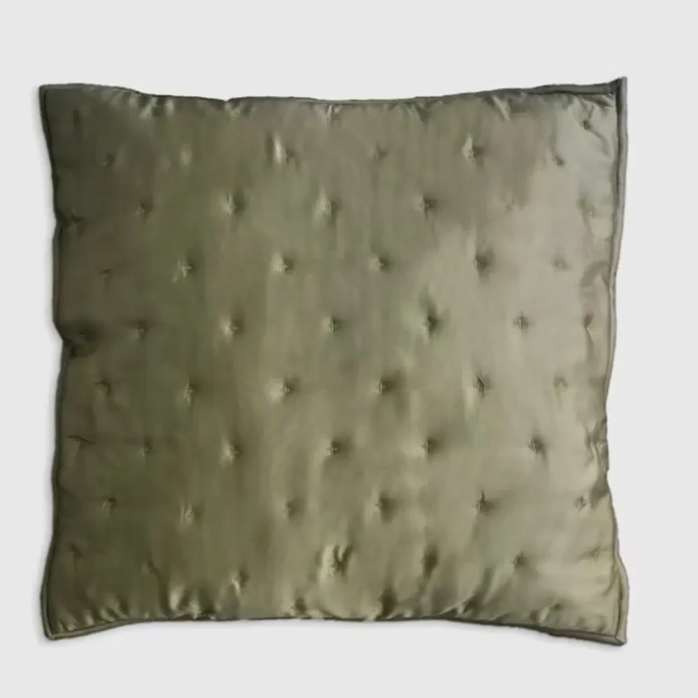 NWOT Bamboo Dream Quilted Euro Sham Single Olive #14